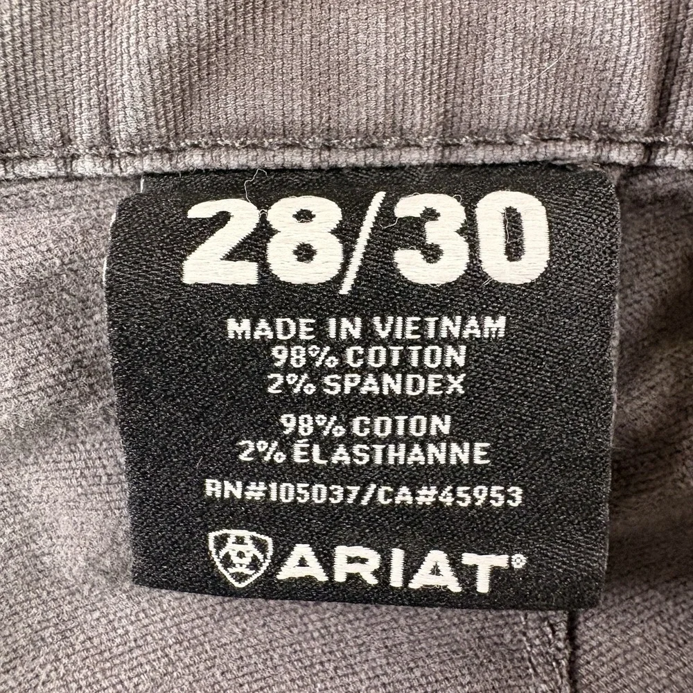 Ariat Rebar M4 Low Rise Straight Double Knee Work Pants 28x30 Heavy Wear